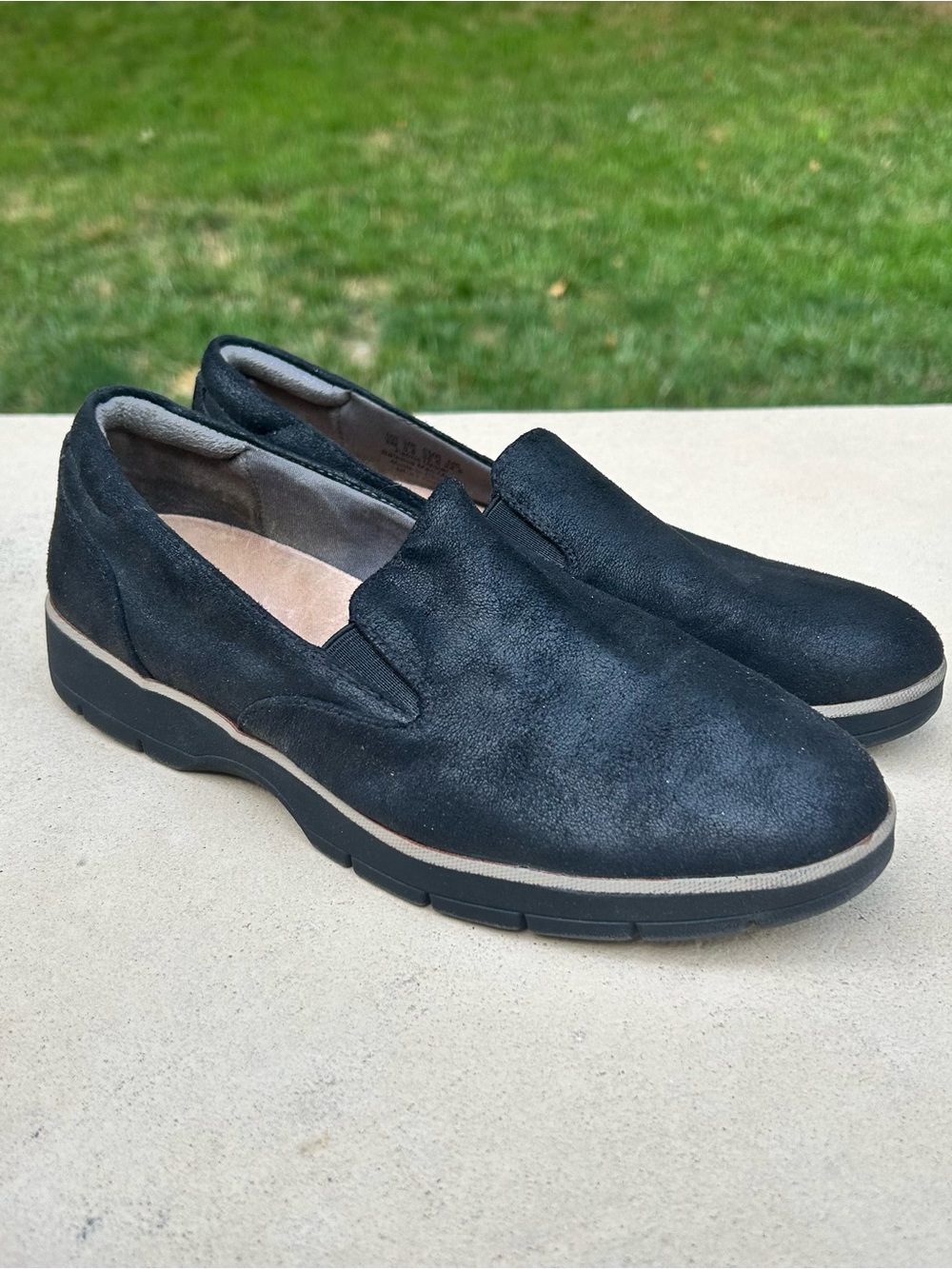 Scholl’s Comfort Shoes Black Slip On Sneakers Women’s 8